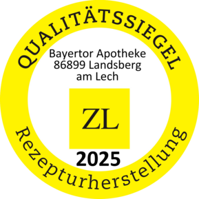Qualitätssiegel Rezepturherstellung